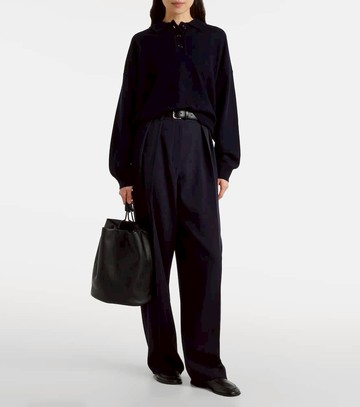 Jardin des Orangers Wool and cashmere polo sweater