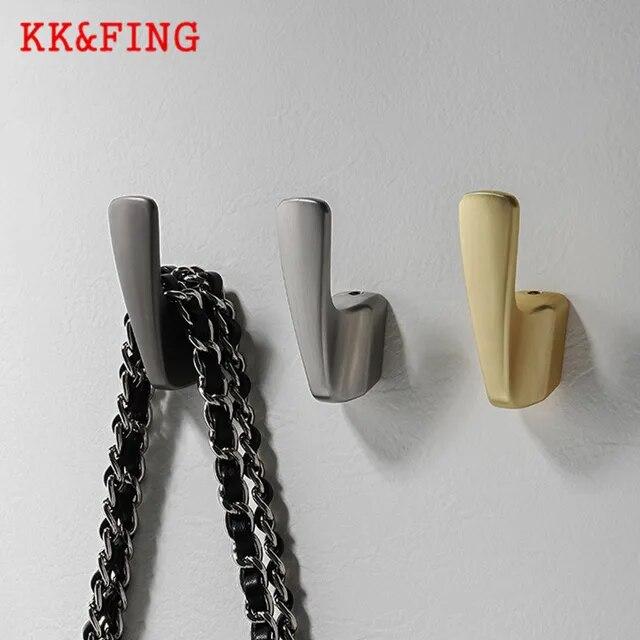 Kk  fing-衣類のフック,1ピース,ゴールドカラー,デラックス,寝室,リビングルーム,コート,バスローブ,フック,バスルームタオル用