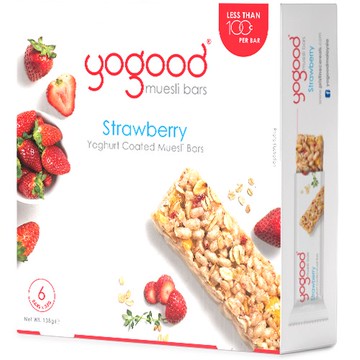 [Yogood] 活力棒 多口味 (6入/盒)-草莓優格活力棒