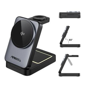 MTOS Qi2三合一磁吸無線充電器 MS-31