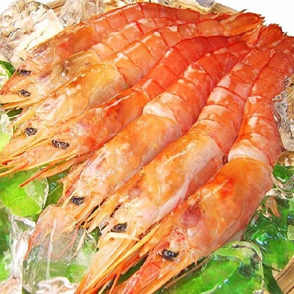 赤エビ ４ｋｇ （２ｋｇ約50尾　２箱） お刺身用 お試しクーポン付き 赤海老 お寿司 どんぶり サラダ ギフト