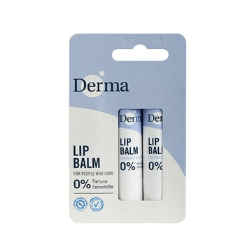 Derma 丹麥德瑪 小燭樹植萃護唇膏(兩件組) 4.8g*2【悅兒園婦幼生活館】