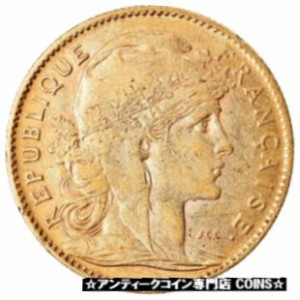 アンティークコイン コイン 金貨 銀貨 Coin, France, Marianne, Francs, 1906, Paris, EF Gold