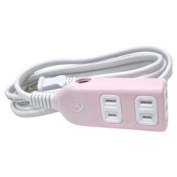 成電牌 超值型2+1座2P延長線，最大15A，125VAC，110VAC/60Hz  1.8m  顏色隨機  1個