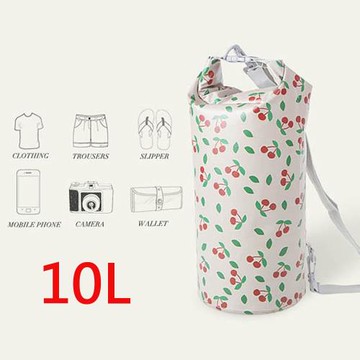 E.City_10L手提單肩防水圓筒包-繽紛花色款