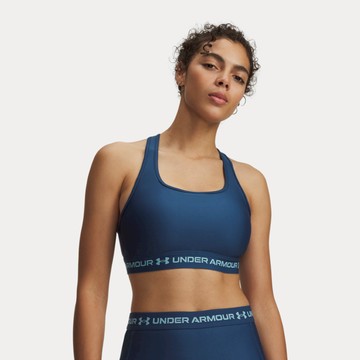 UA 女 Crossback 中衝擊運動內衣-人氣新品