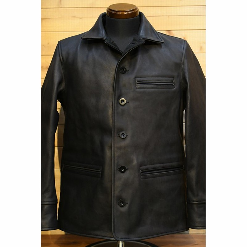 コリンボ COLIMBO レザージャケット ZX-0141 Stockman's Coat BLACK 