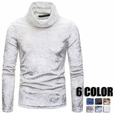 秋冬 Tシャツ メンズ カットソー タートルネック 長袖 トップス カジュアルtシャツ ホワイト ブラック ブルー グレー メンズtシャツ 6色 通販 Lineポイント最大get Lineショッピング