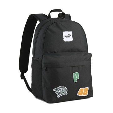 PUMA 背包 Phase Patch 男女款 後背包 運動背包 休閒背包 雙肩背包 筆電包 戶外 黑 09116101