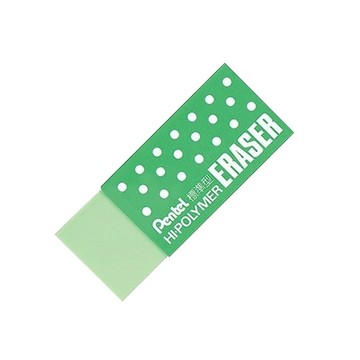 飛龍Pentel彩色標準型橡皮擦/ZEH-05K2/綠色/小