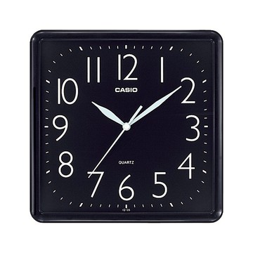 CASIO 卡西歐 方形掛鐘 IQ-06-1D  黑色