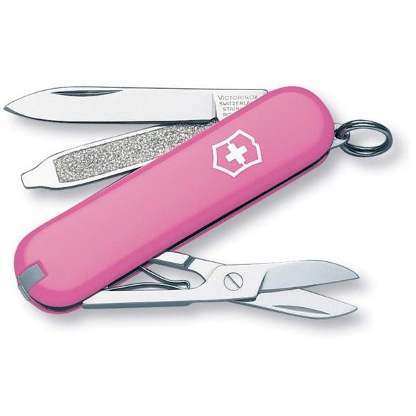 Victorinox ビクトリノックス　Swiss Army 7機能マルチツール Classic SD Pocket Knife　（ピンク）