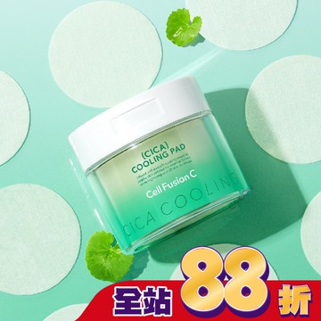 秀膚生 Cell Fusion C 積雪草鎮靜涼感棉片70片/180ML