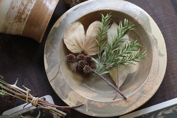 手工陶瓷花蓮石紋深盤/點心盤/置物盤7