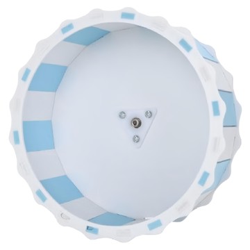 毛小孩星球 YEE 倉鼠籠輪子  19cm  藍白色  1個