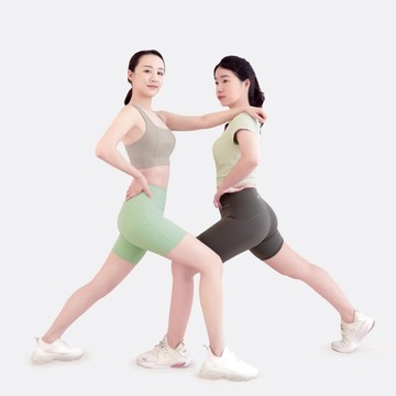 【歲末折扣最後機會】FITNESS 運動蜜臀三分短褲 蘋果綠 XL號