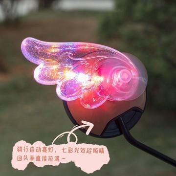 桃園出貨✨風力發電立體翅膀電動車個性天使車身翅膀可愛高顏值愛瑪立體防水