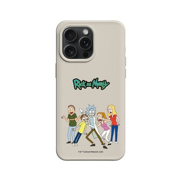 iPhone 15 Pro Max SolidX 貝殼灰 - 瑞克和莫蒂 Rick and Morty - 史密斯一家