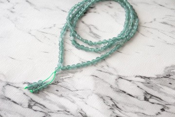 Journal-純天然A貨翡翠 (瓜地馬拉玉)高冰藍水巧克力豆108串串