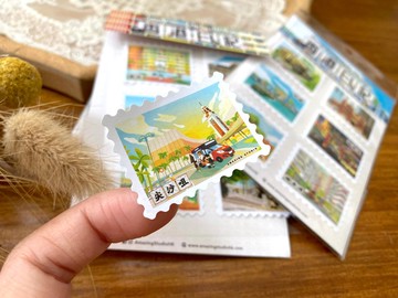 【郵票造型貼紙 - 香港日記02】  貼紙丨Amazing Studio