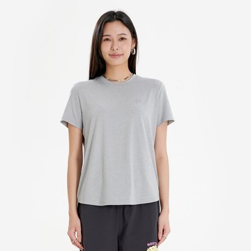Roots女裝- RENEW KNIT CLASSIC 短袖上衣 (灰色)