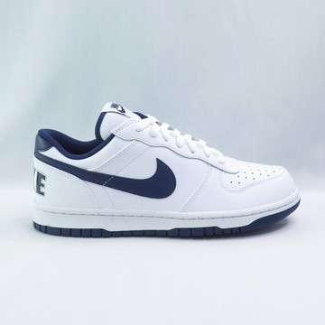 NIKE 355152140 Big Low 男女休閒鞋 運動鞋 白x深藏青 大尺碼【iSport愛運動】