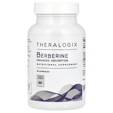 Theralogix, 小檗鹼，加強吸收，550 毫克，90 粒膠囊
