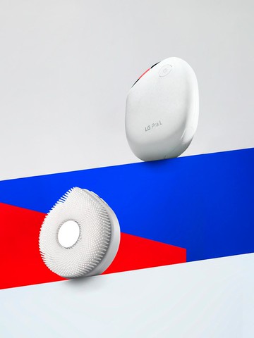 LG Pra.L Hydration Radiance Skin Booster Wash Pop Face Device Set (BBS1+BCP2A)