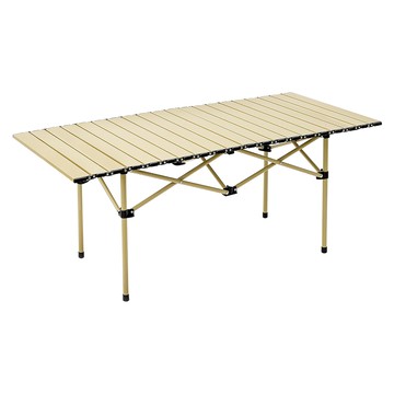 MP OUTDOOR 蛋捲折疊桌  120cm  卡其色  120 x 55 x 50cm