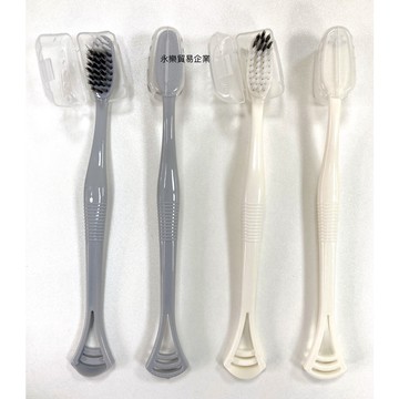 【永樂貿易】【JJ  1-21】出清商品-刮舌苔兩用牙刷 一盒8支 台灣現貨 台灣出貨（蝦皮代開發票）