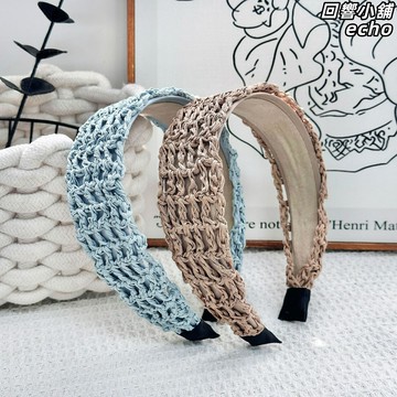 【高顱頂神器】韓系髮箍 頭箍 發箍 發卡 壓發 編織髮箍 鏤空設計 寬邊百搭 簡約清新 增高顱頂 時尚配飾