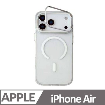 BUCKSUITI iPhone Air 輕巧MAG鏡頭框支架磁吸殼 銀色