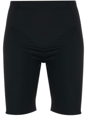Dsquared2 - logo-patch cycling shorts - women - Polyamide/Spandex/Elastane - M - Black