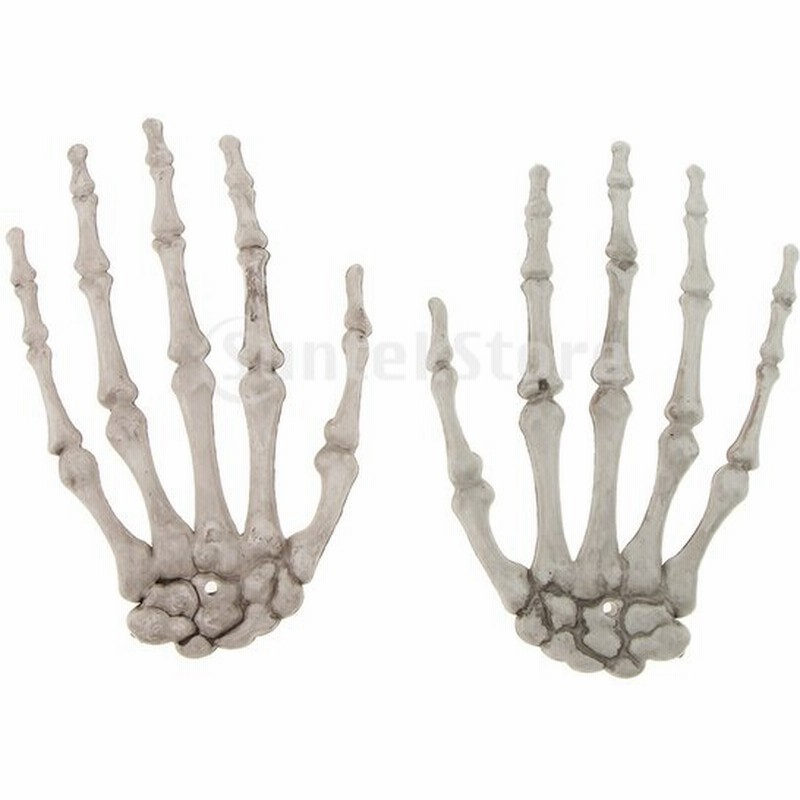 2個 スケルトンの手 恐ろしい 頭蓋骨骨格 骨 ハロウィン ゾンビ パーティー ホラー 小道具 通販 Lineポイント最大0 5 Get Lineショッピング