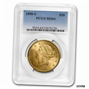 アンティークコイン NGC PCGS Liberty Gold Double Eagle MS-64 1898-S