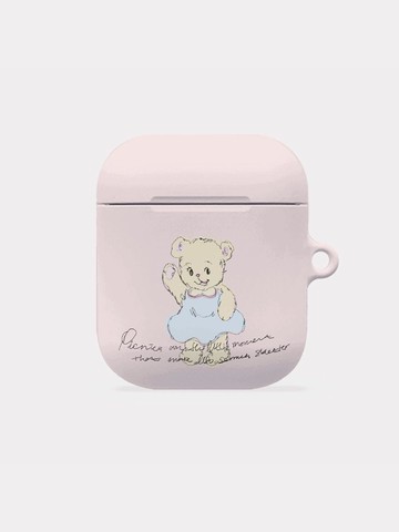 Adorable Bear Design Hard AirPods Case