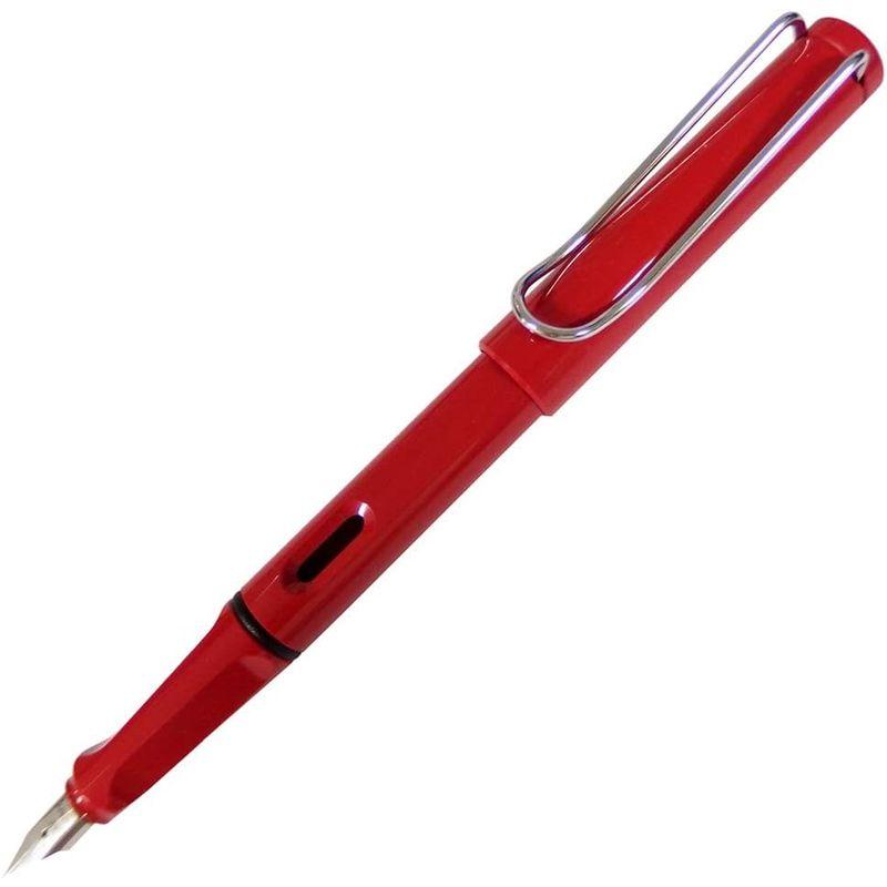 ラミー LAMY 万年筆 サファリ safari レッド L16 ペン先サイズ：F (細字) カートリッジ・コンバーター両用式 赤 並行輸入