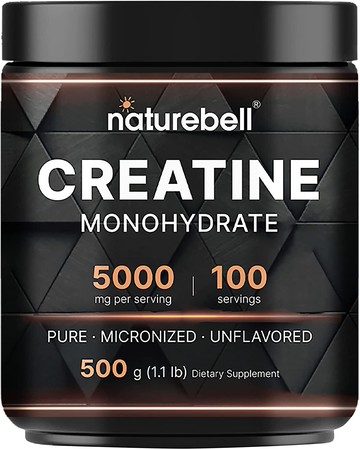 美國代購！原裝正品Naturebell Creatine Monohydrate水肌酸粉500g