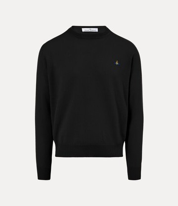 Vivienne Westwood Alex Round Neck Merino Wool / Cashmere Black L Men