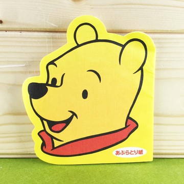 【震撼精品百貨】Winnie the Pooh 小熊維尼~吸油面紙-頭