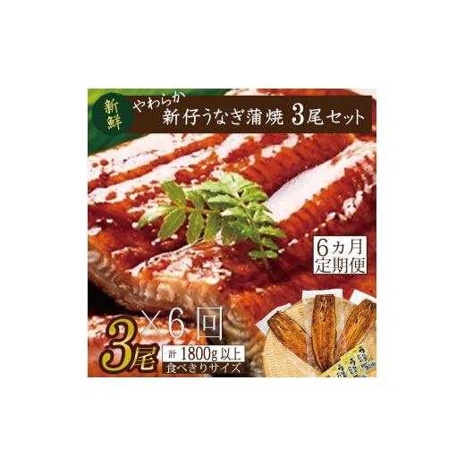 ふるさと納税 茨城県 行方市 AD-109　やわらか新仔うなぎ食べ切りサイズ100〜120g　3尾×6回　計1800ｇ以上