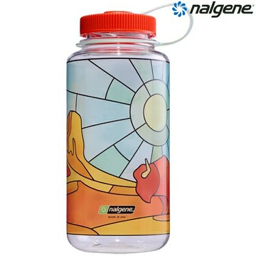 Nalgene 1000cc 寬嘴水壺/運動水瓶/寬口瓶 Tritan Sustain 美國製 682023-0214 沙漠