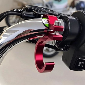 通勤好物🌟 電動車前置專用掛鉤強力承重電瓶車摩托車鋁合金外賣掛餐車筐 机车挂钩