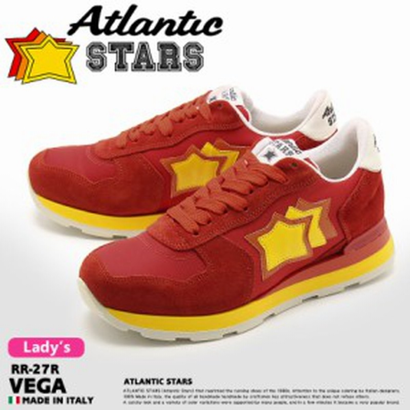 アトランティックスターズ スニーカー レディース ベガ 靴 シューズ 赤 レッド Atlantic Stars Vega Rr 27r 通販 Lineポイント最大1 0 Get Lineショッピング