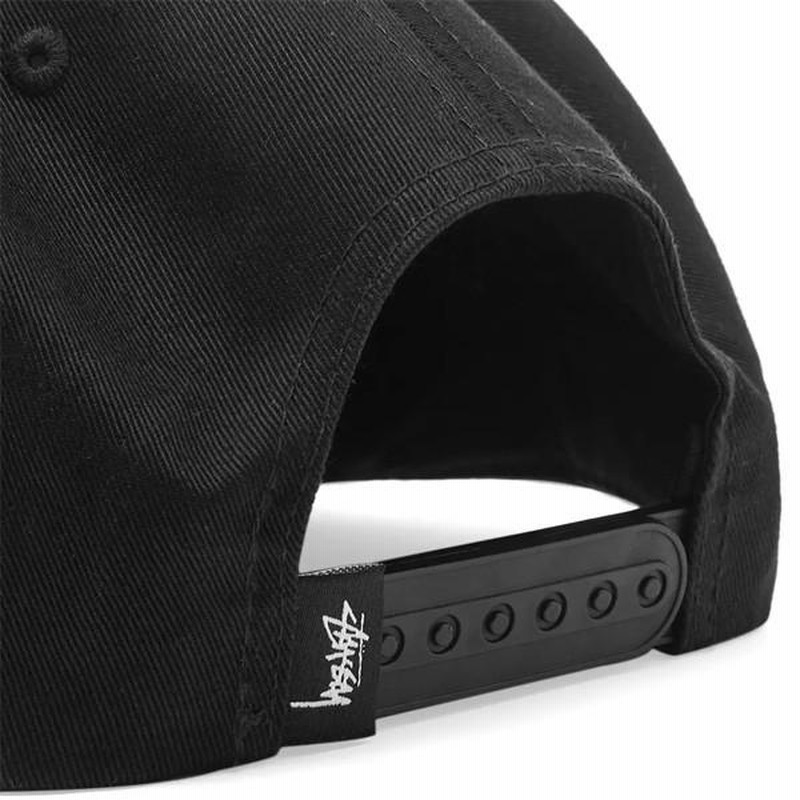 ステューシー キャップ STUSSY SU19 STOCK CAP black 131895 ブラック 