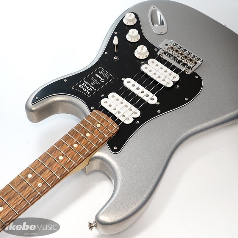 Fender MEX Player Stratocaster HSH (Silver Pau Ferro) [Made In Mexico]