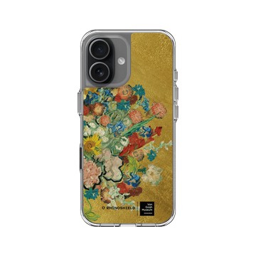 iPhone 17 Clear Case（相機按鈕） 透明 - Van Gogh Museum - Vincent 的花朵-50週年紀念款