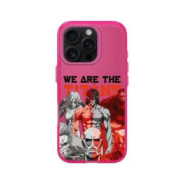iPhone 16 Pro Clear 粉漾桃 - 進擊的巨人 Attack On Titan -S4 - We are the Titans