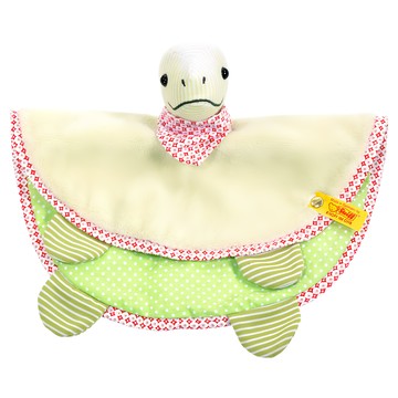 Steiff 金耳釦泰迪熊 嬰幼兒巾  Little Circus Turtle Comforter 小烏龜  1條