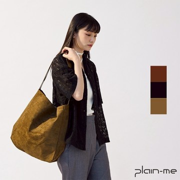 plain-me SAAKO [麂皮绒] 大容量 包包 肩背包 托特包 通勤包 [SAA3011-241]